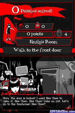 Emily the Strange screenshot 2 for Nintendo DS
